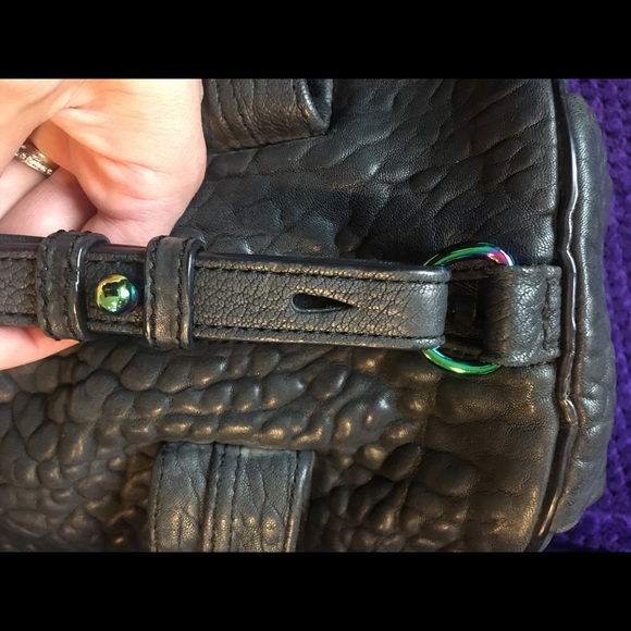 Alexander Wang iridescent black leather Rocco bag - Picture 12 of 16